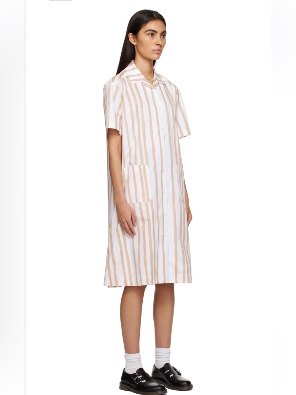 A.P.C. Rosita Striped Shirt Dress